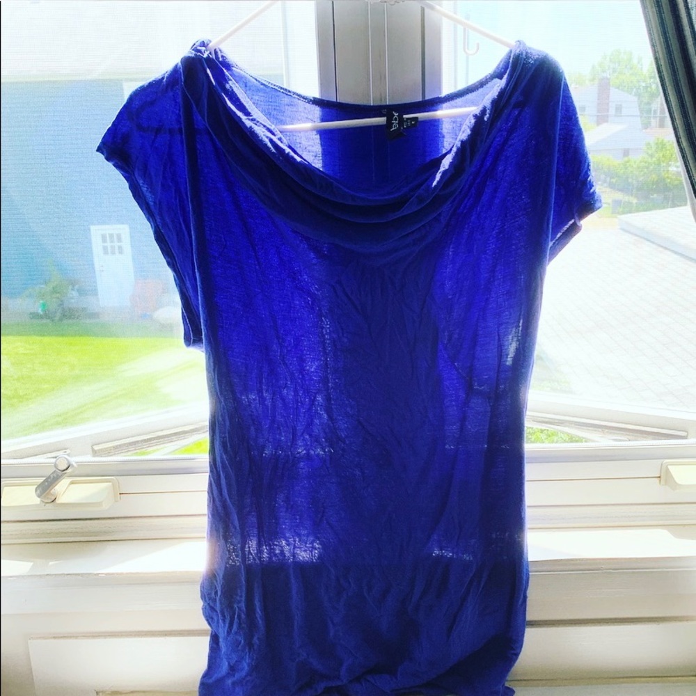 Cowl neck tee